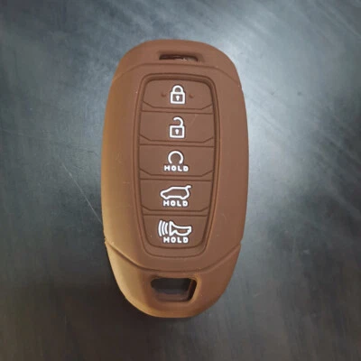 Funda Silicona Llavero Inteligente Control Remoto 5 Botones Fit HYUNDAI Palisade Elantra Foto 1 de 4