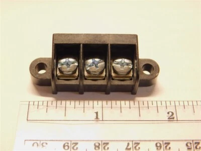 Beau 75 7500 Series 3 Terminal Barrier Terminal Block PCB Mount .375" Pitch - Image 1 of 4