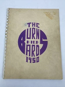 1950 The Burns High School Bard Yearbook Annual Oregon Or - Picture 1 of 21
