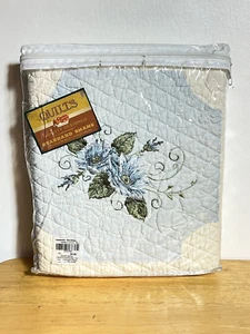 Cracker Barrel Pillow Sham Cassandra 20" x 26" Standard Blue Flowers Bedding New - Picture 1 of 3