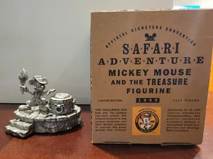 Disneyana 1999 Safari Adventure Convention Mickey Mouse and the Treasure Figure - Picture 1 of 14