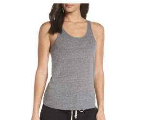 Alternative Meegs Eco Jersey Set of 3 Tanks Black Gray Ivory Strip Size L 0342 - Picture 1 of 2