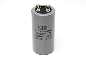Condensador de arranque de motor 1000MDF 250VAC CD60A 1000uF 250 VAC arranque 250V 1000 MFD - Imagen 1 de 2
