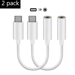 USB-C Type C to 3.5mm Earphone Headphone Jack Plug Aux Audio Adapter Cable AUS - Picture 1 of 6