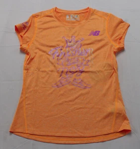 New Balance Women's 2023 Nagoya Marathon Finisher Tee LC7 Orange Medium NWT - Picture 1 of 5