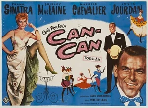 Historic Can-Can 1960 Movie Advertising Postcard - Picture 1 of 2
