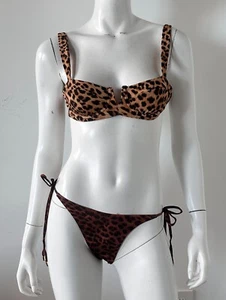 Monday Swimwear Jaguar Bikini Size XS Top Size Small Bottom - Picture 1 of 5