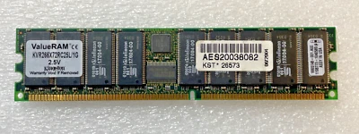 Kingston KVR266X72RC25L/1G   9965148-001.A00 - Image 1 of 4