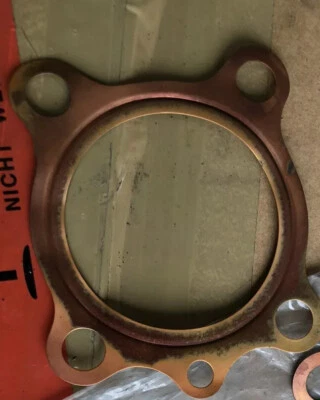 YAMAHA XS360 1L9-11181 CYLINDER HEAD GASKET 1976 1977 - Image 1 of 2