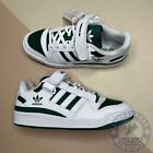 Adidas Forum Low White Green Mens Shoes UK 10 EU 44 2/3 US 10.5 GY8556