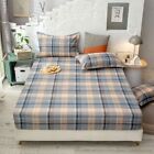 Fitted Sheet Cotton Mattress Cover Printing Bed Sheet With Elastic Band Bedsheet