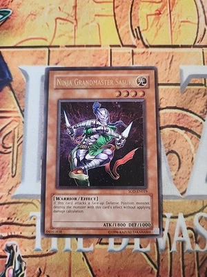 Ninja Grandmaster Sasuke SOD-EN019 Ultimate Rare NM Yugioh  - Image 1 of 4