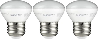 3-Pack LED R14 Mini Flood Bulbs, 4W (25W Equivalent), 250 Lumens, E26 Base, Dimm - Image 1 of 4