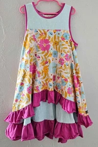 Matilda Jane Fun in the Sun Dress Girls EUC Brilliant Daydream Size 10 - Picture 1 of 6