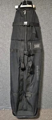 Original CLUB GLOVE Large Golf Burst Proof  Rolling Wheeled Travel Bag Black - Image 1 of 4