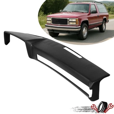 Dash Pad Cover Black Fits 1981-1991 Chevrolet GMC C/K/R/V Truck/SUV Pickup NEW Foto 1 de 4