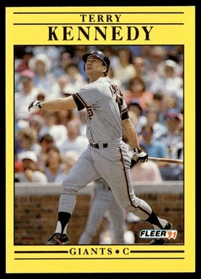 1991 Fleer Terry Kennedy San Francisco Giants #263 - Image 1 of 2