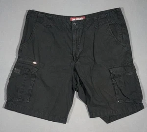 WF13460 ****LEE**** DUNGAREES FIT  MENS DENIM JEAN SHORTS 40 (msr 39"x11") BLACK - Picture 1 of 6