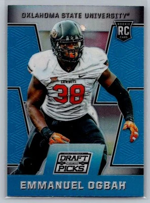 2016 Panini Prizm Collegiate Draft Picks #177 Emmanuel Ogbah Prizms Blue - Image 1 of 2
