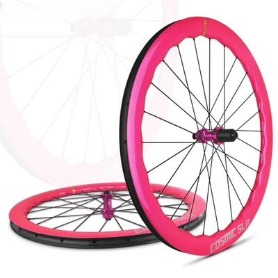 700C Carbon Fiber Wheel Set 6 Claw HUB 5045mm/5853mm Center Lock Disc Brake   - Image 1 of 4