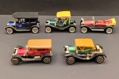 老式高速读者文摘古董汽车模型 5 件装请阅读 — 第 1/4 张图片