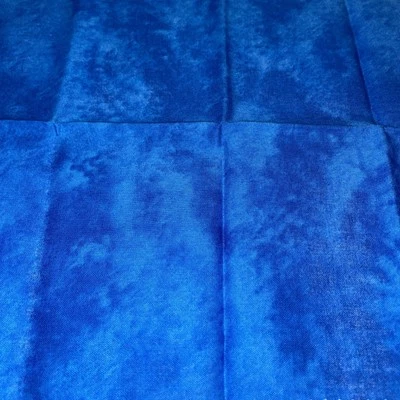Blue Tie Dyed Cotton Fat Quarter 18”x21” New - Image 1 of 2