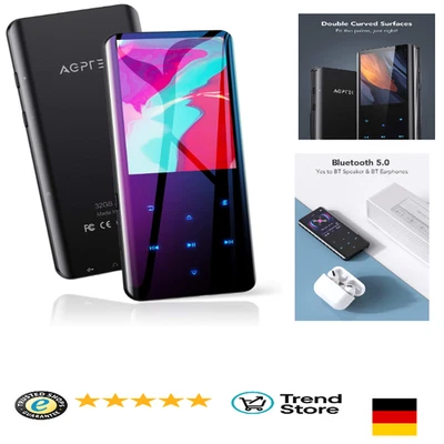 Bluetooth 5.0 MP3 Player | 2.4 Zoll TFT Bildschirm | HiFi Sound - Bild 1 von 4