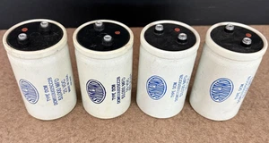 Sangamo Condensatore Set di 4 Lattine Grandi DCM 53000MFD 25VDC per Informatica Vintage - Foto 1 di 6