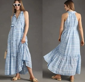 Anthropologie Sleeveless Buttondown Shirt Dress Size Small - Picture 1 of 5