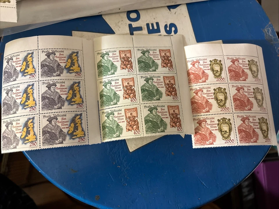 1985 Vatican City  Scott #755-57: St. Thomas More MNH Lot Of 6 Sets - Image 1 of 1