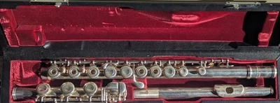 JUPITER SFL-711-RB Flauto corpo argento massiccio Low-B con custodia - Immagine 1 di 4