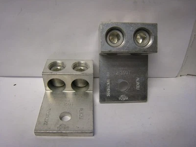 2 pc yes a pair of  NSI 2-350T Dual Rated Mechanical Lug, 350 MCM �C 6 AWG - Image 1 of 4