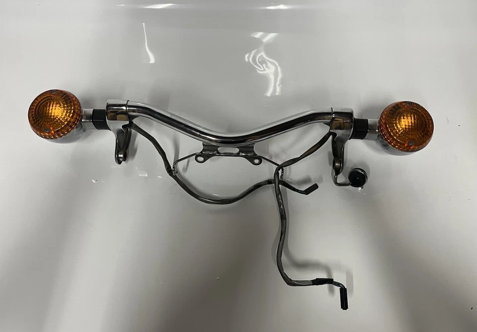 Kawasaki Vulcan 900 Classic 2009 OEM barra de luz señales de giro delanteras izquierda derecha Foto 1 de 4