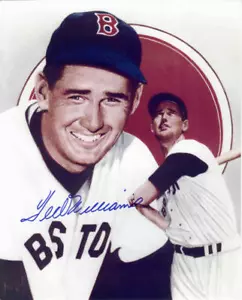 TED WILLIAMS 8X10 AUTOGRAFIADO ARTE EN COLOR FOTO REIMPRESIÓN ENVÍO Y DEVOLUCIÓN GRATUITOS - Imagen 1 de 1
