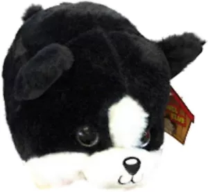 Kellytoy - Kennel Klub molliger Plüschhund - schwarz/weiß - Bild 1 von 1