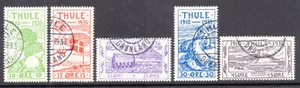 Greenland Thule 1935 locals MH CTO set of 5 Mi. Nr. 1-5 CV €40 - Picture 1 of 2
