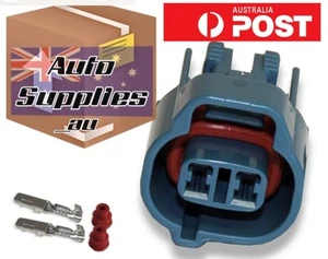 2 Pin Vacuum Switching Valve (VSV) Connector Plug suit Toyota 1JZ 2JZ 1UZ L-Key - Picture 1 of 2