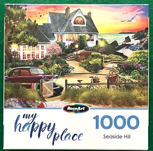 Seaside Hill Rose Art My Happy Place Ausgezeichnet Komplett 1000 Teile Puzzle - Bild 1 von 6