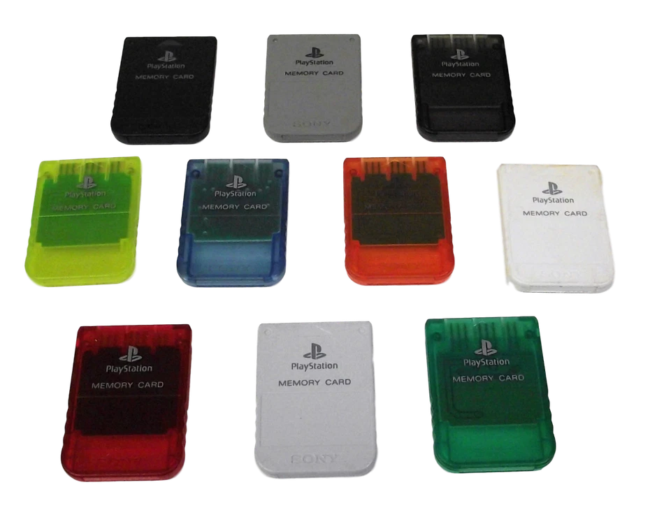 Genuine Sony PS1 Memory Card PlayStation 1 1mb SCPH 1020 Dropdown Selection - image 1 of 3