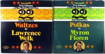 LOT (4) LPs RANWOOD 22 Waltzes LAWRENCE WELK 22 Polkas MYRON FLOREN R-7004/05 - Image 1 of 4