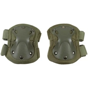 Universal Adjustable Military Style Elbow Pads Defence Tactical Protector Green - Picture 1 of 2