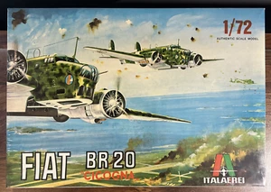 Fiat BR 20 "Cicogna" Italian bomber Italeri 103 Plastic Model kit New 1/72 - Picture 1 of 7