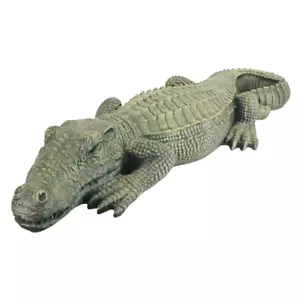 Swamp Beast Crocodile Garden Statue - Picture 1 of 12