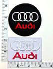 Embroidered Patch Set - Audi - NEW - 2-Patch Set - Iron-on/Sew-on