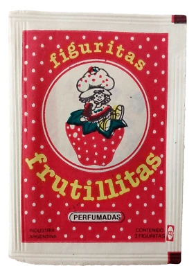 Cromy Strawberry Shortcake Frutillitas 1985 6 paquetes de pegatinas sin abrir bolsas Foto 1 de 4
