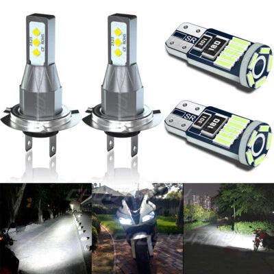 For Yamaha YZF R3 LED Set Headlight Pilot Park Lights 2014 2015 2016 2017 2018 - Image 1 of 4