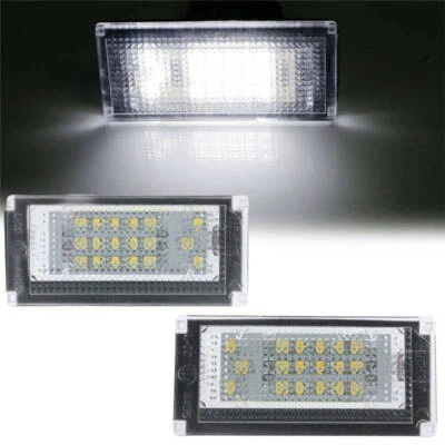 Pair LED Number License Plate Lights Lamp For Mini Cooper R50 R52 R53 2001-2006 - Image 1 of 4