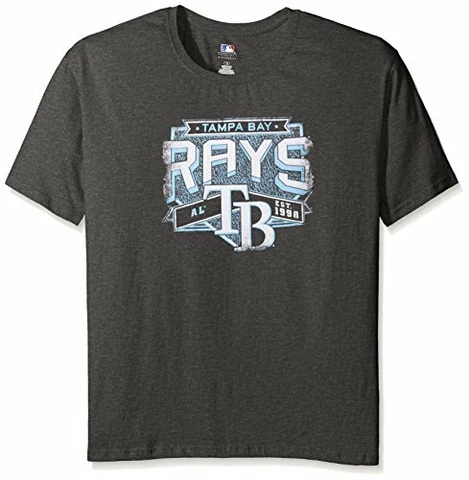 Profile Big & Tall MLB Tampa Bay Rays Women's Team Short Sleeved Screen T-Shi Cover