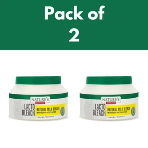 2 X NATURES ESSENCE Lacto Bleach - Instant Glow - With out Activator - 60g - Picture 1 of 8