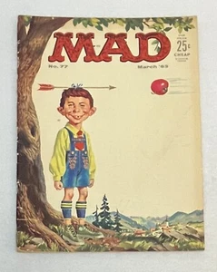 Vintage MAD Magazine No 77 March 1963 William Tell Cover - Picture 1 of 4